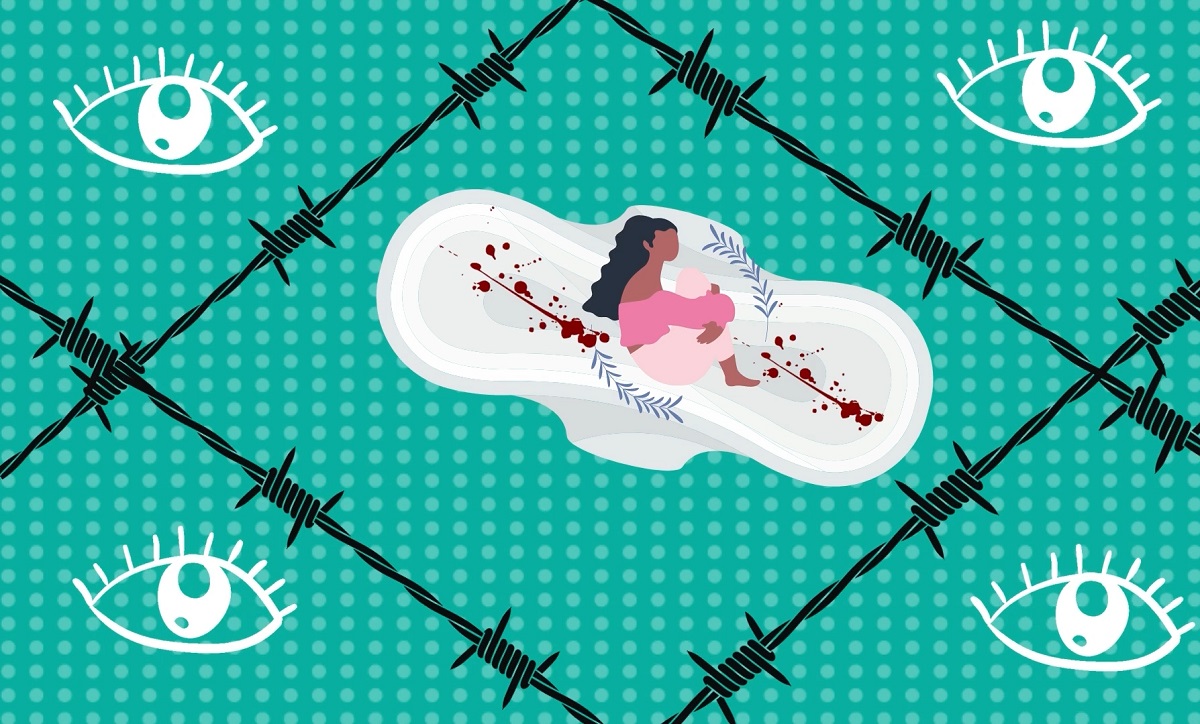 An animated depiction of the barriers that girls face related to menstruation